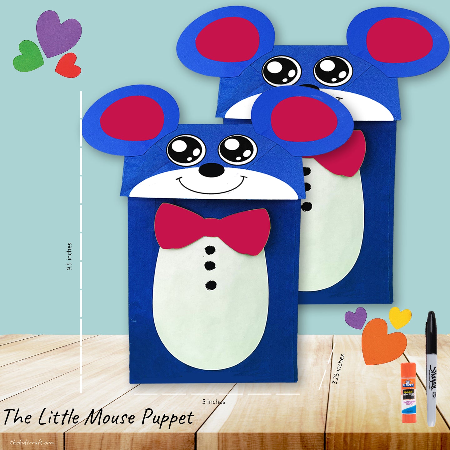 The Little Mouse Puppet (Bundled for 2)
